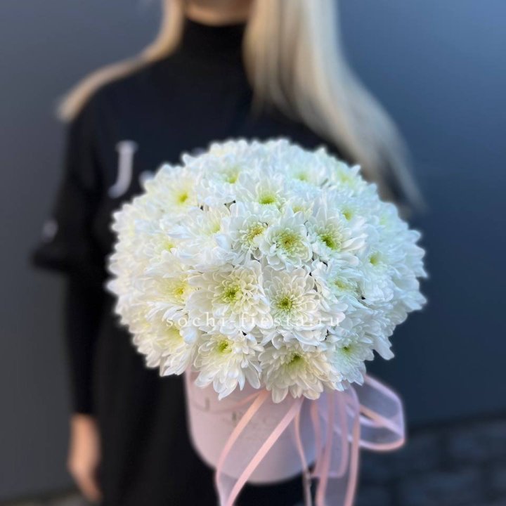 Коробка с хризантемами №1 в Кургане