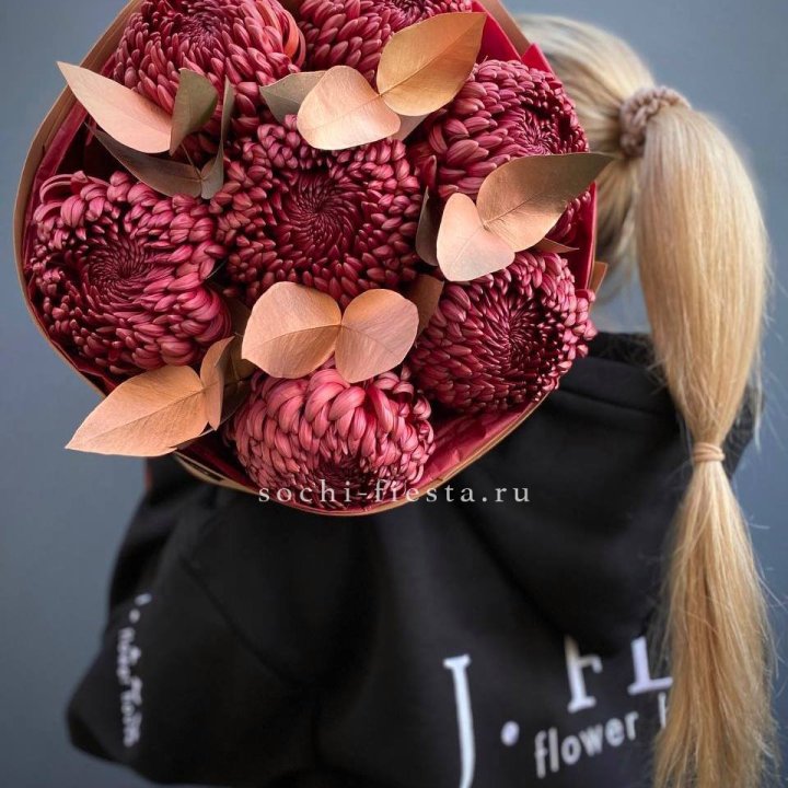 Хризантемы "Голд шоколад" в Кургане