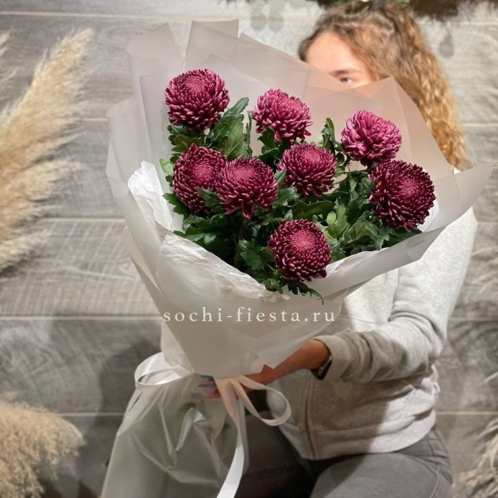 Хризантемы Бигуди в Кургане