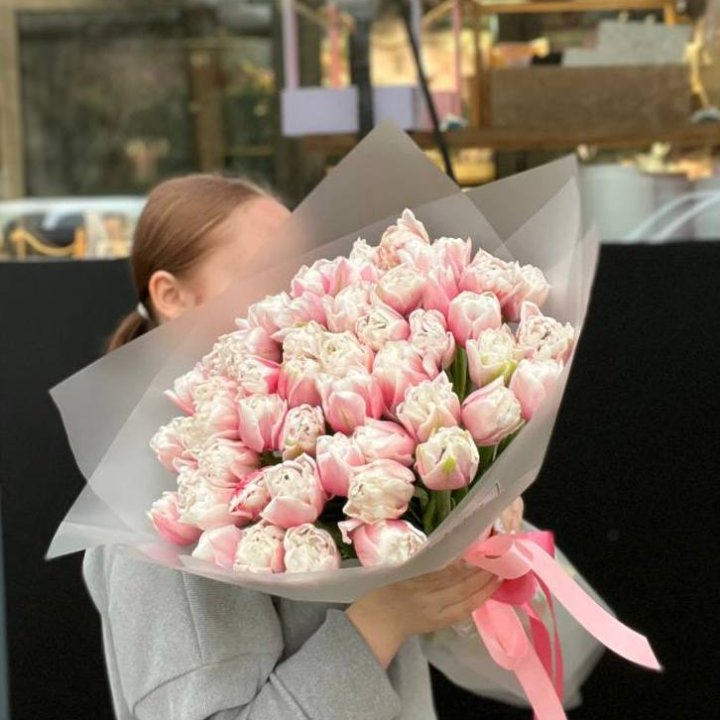 51 нежный тюльпан в Кургане