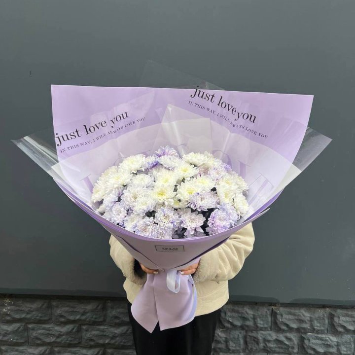 9 воздушных хризантем в Кургане