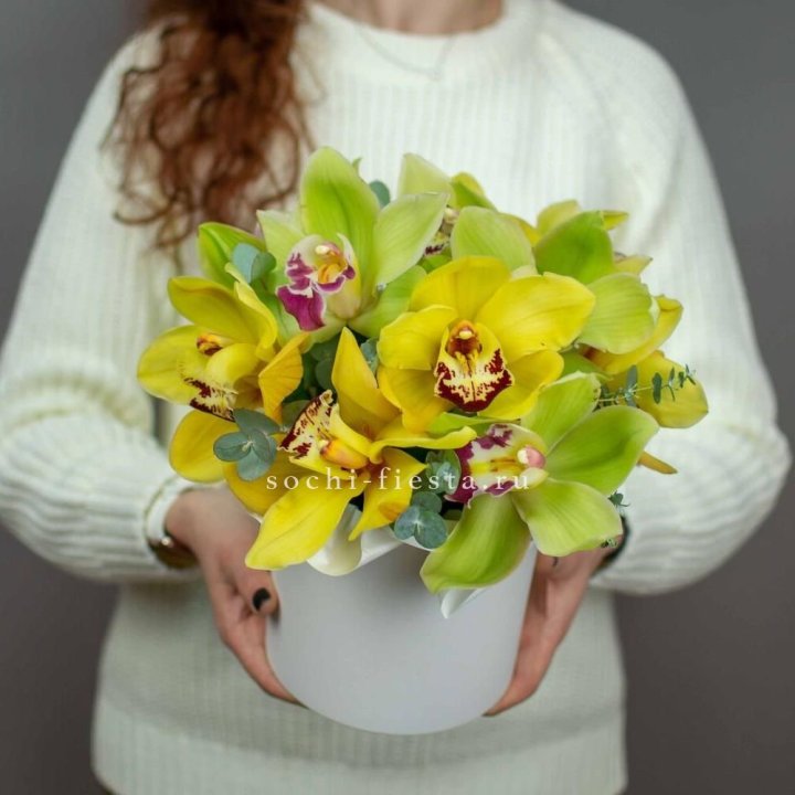 Бокс с орхидей №1 в Кургане