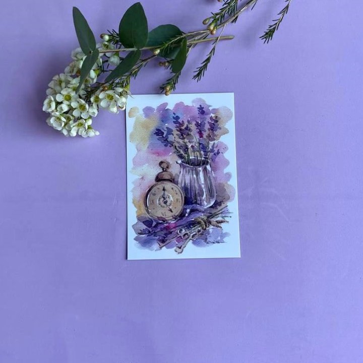 Открытка к букету "Часы" в Кургане