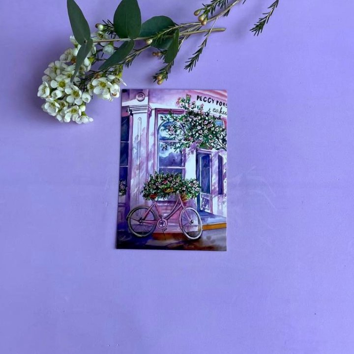 Открытка к букету "Розовый" в Кургане