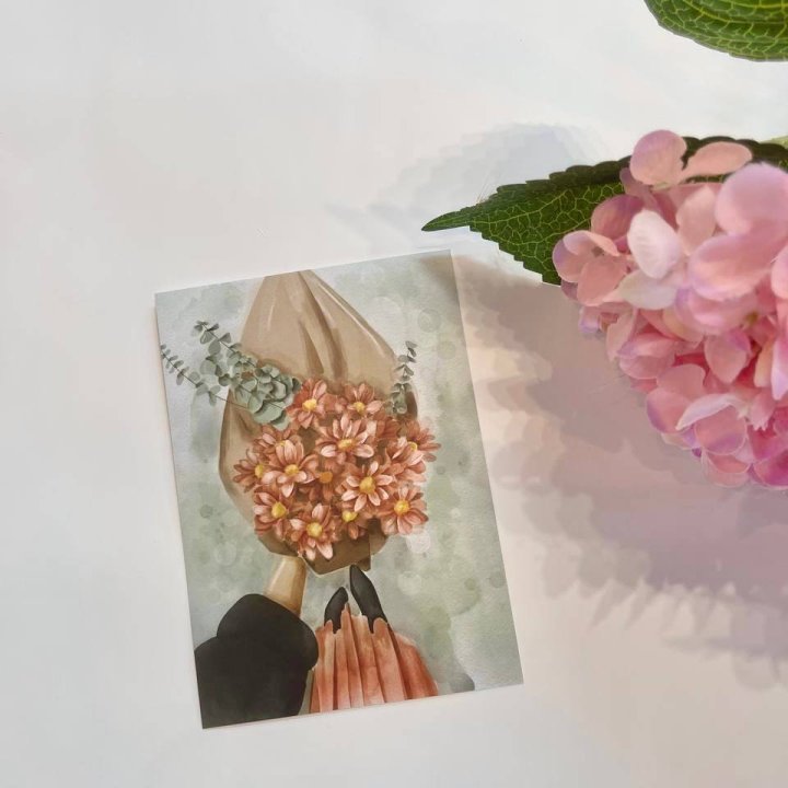 Открытка к букету "Букет" в Кургане