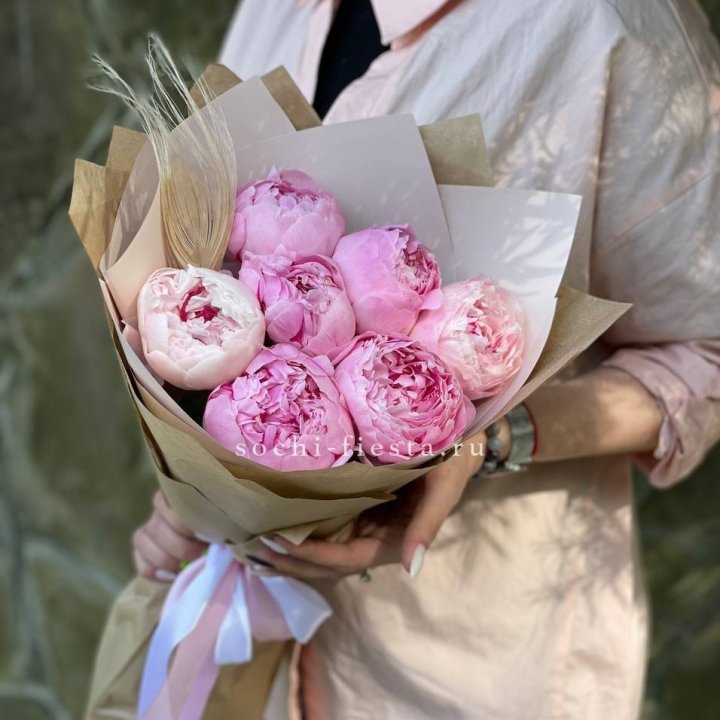 Букет пионов "Венди" в Кургане