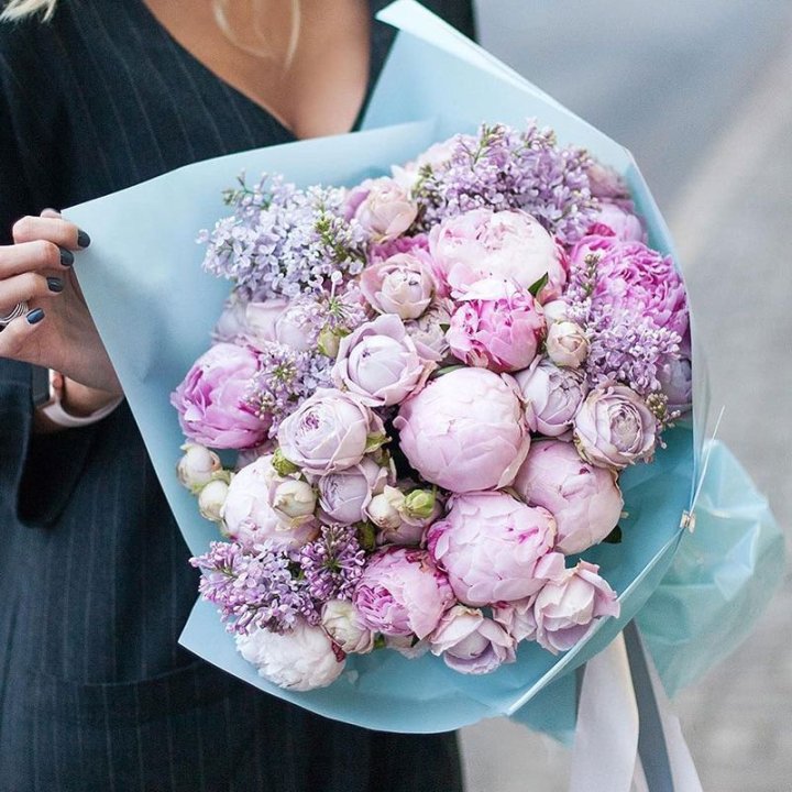 Букет "Блю логан" в Кургане