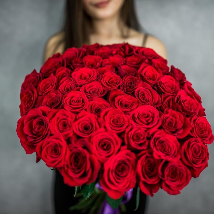 51 красная роза в Кургане