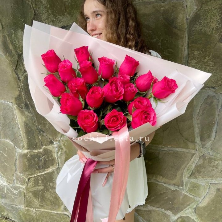19 алых роз в Кургане