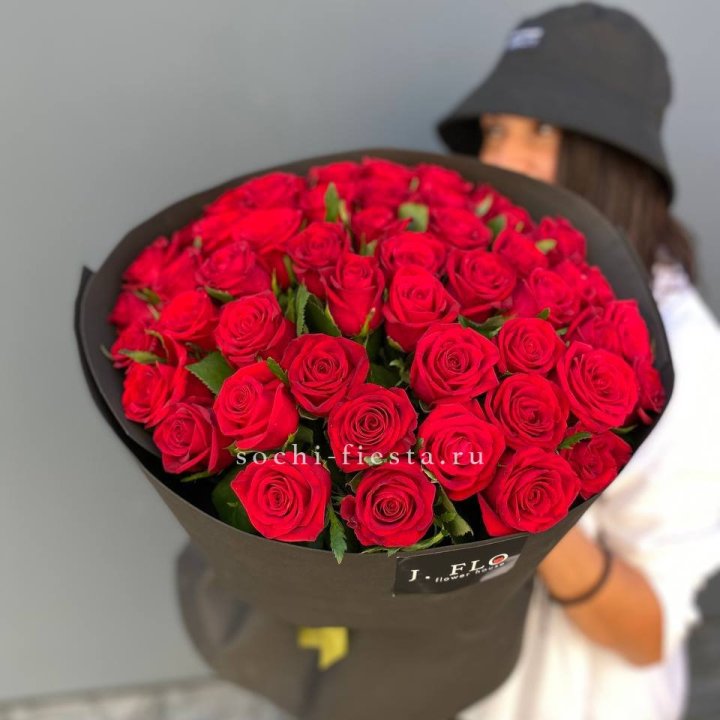 51 роза "Блек" в Кургане