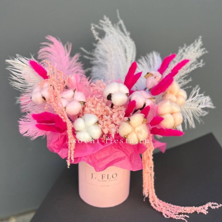 Авторский бокс с сухоцветами №1 в Кургане