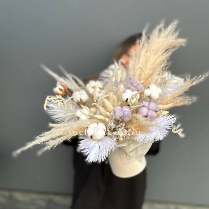 Авторский бокс с сухоцветами №3 в Кургане