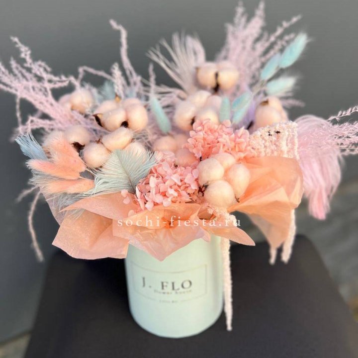 Авторский бокс с сухоцветами №3 в Кургане