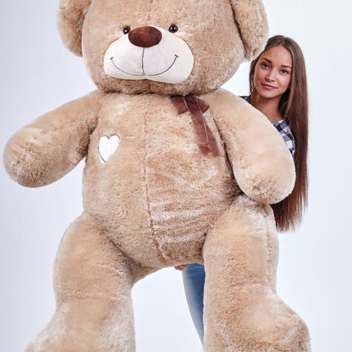 Бурый плюшевый мишка большой в Кургане