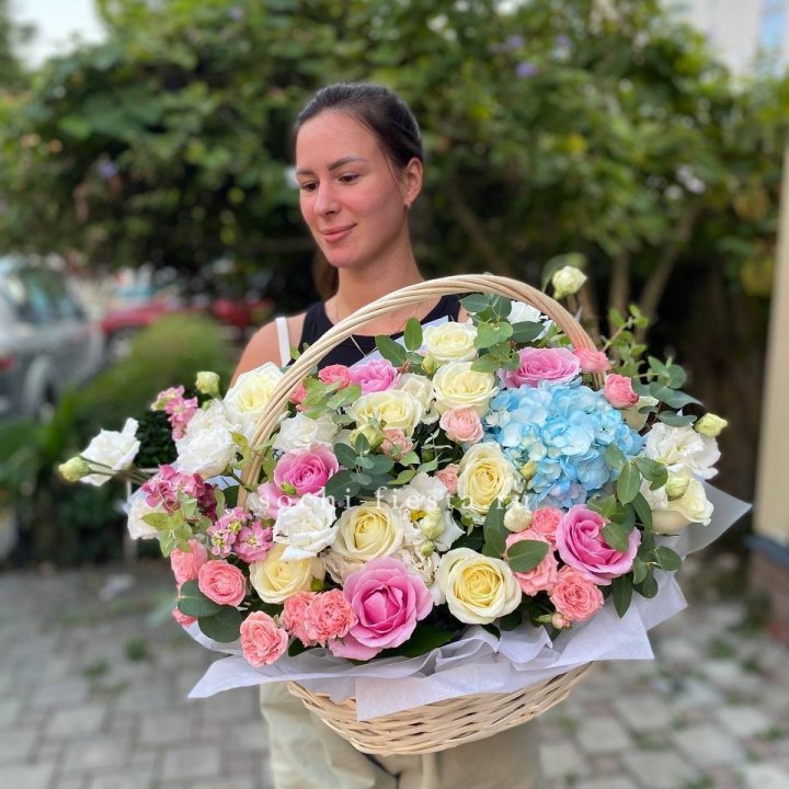 Цветочная корзина №2 в Кургане