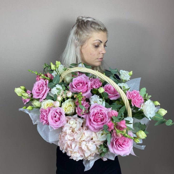 Цветочная корзина № 5 в Кургане