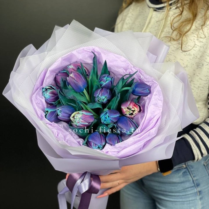 Букет тюльпанов "Пандора" в Кургане