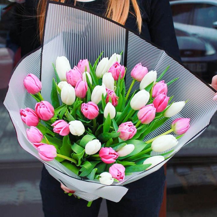 29 тюльпанов микс в Кургане